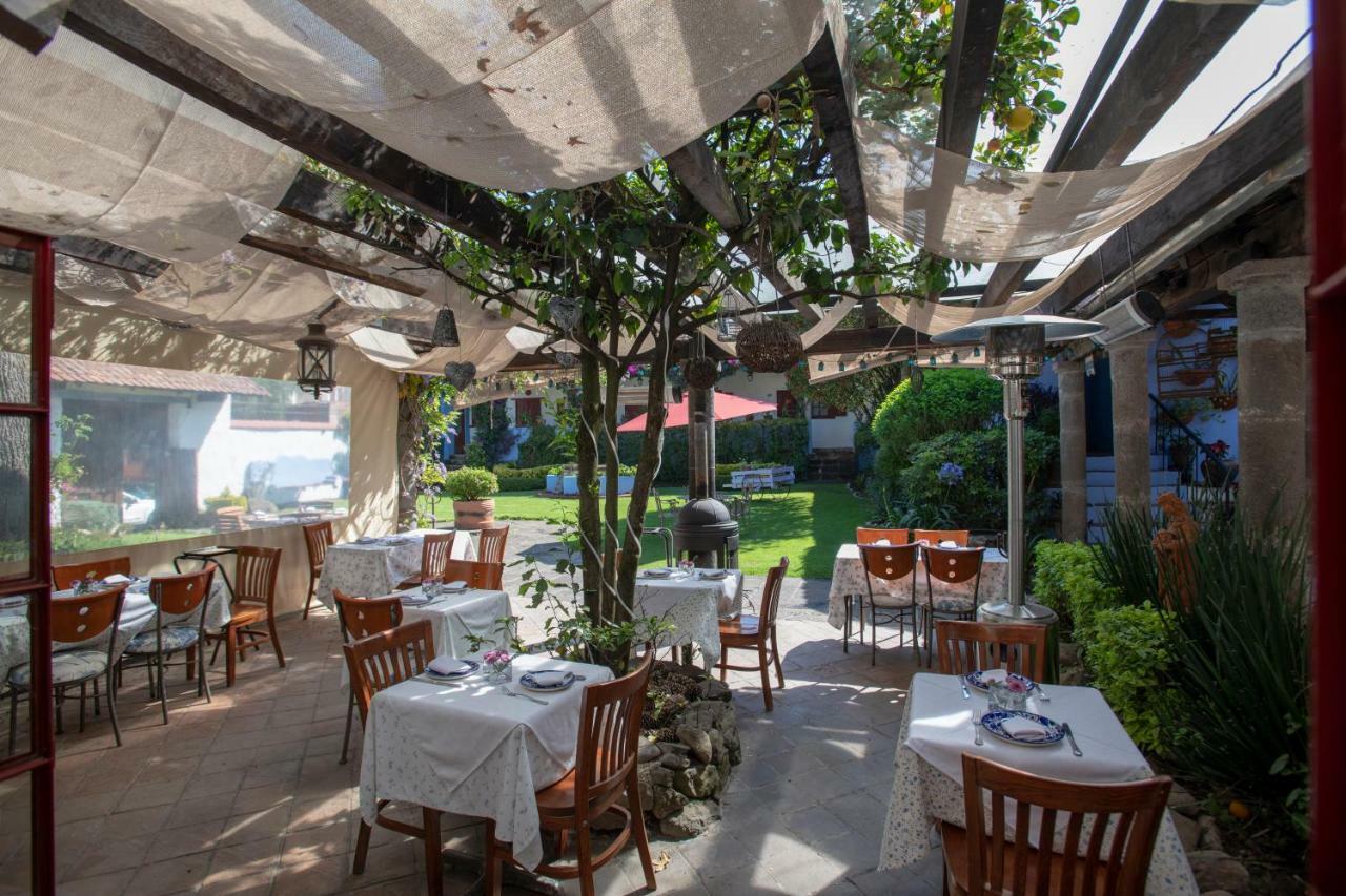 Отель La Casa Azul Huasca & Restaurante La Terraza Уаска-де-Окампо Экстерьер фото
